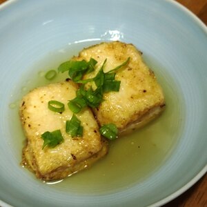 麺つゆで簡単♩かりっと揚げ出し豆腐